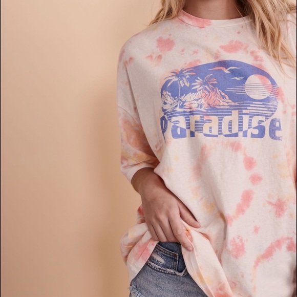 🔆BILLABONG🔆 SUN AND SEA SHORT SLEEVE TIE DYE - Picture 8 of 12